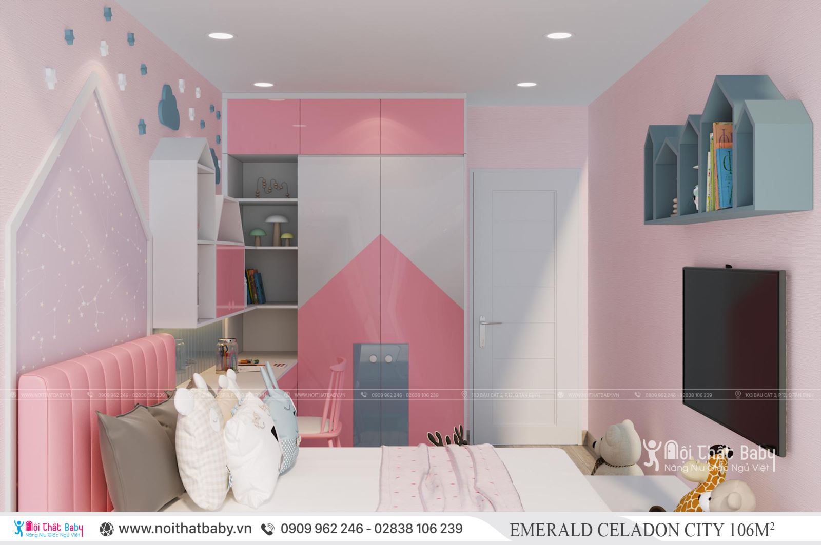 Tổng hợp các mẫu thiết kế nội thất Chung cư Emerald Celadon City